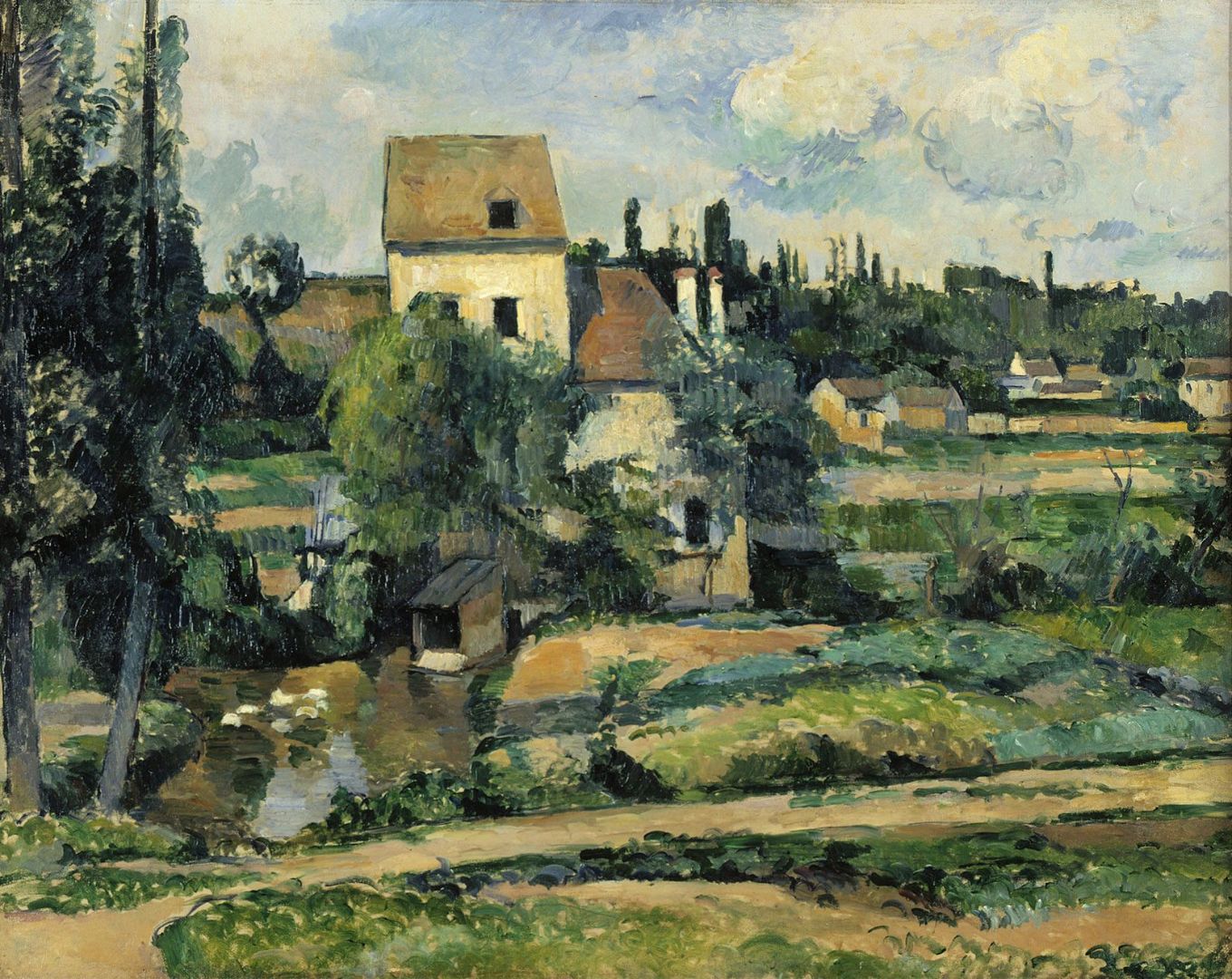 Paul C&eacute;zanne (1839&ndash;1906): M&uuml;hle an der Couleuvre bei Pontoise