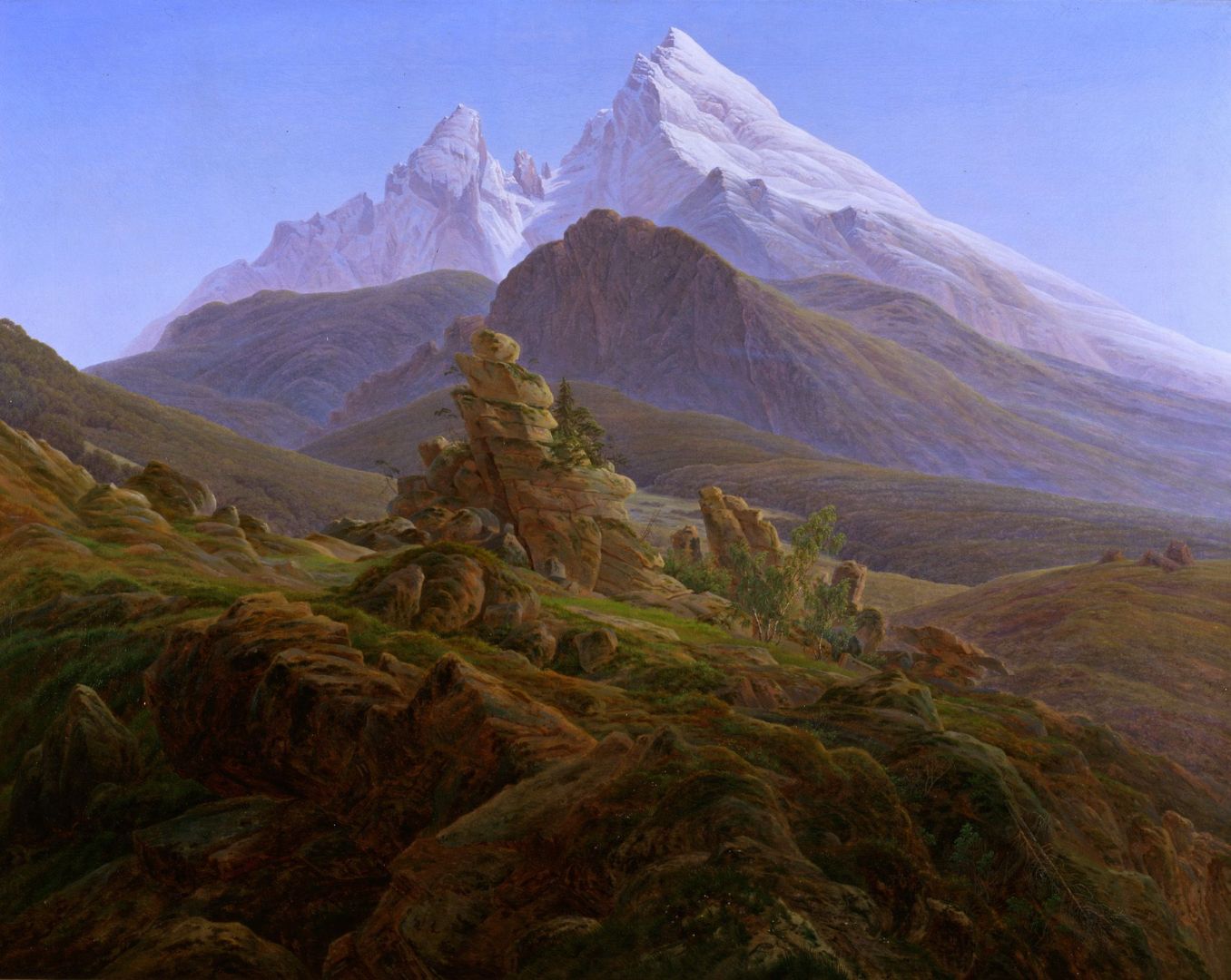 Caspar David Friedrich (1774&ndash;1840): Der Watzmann
