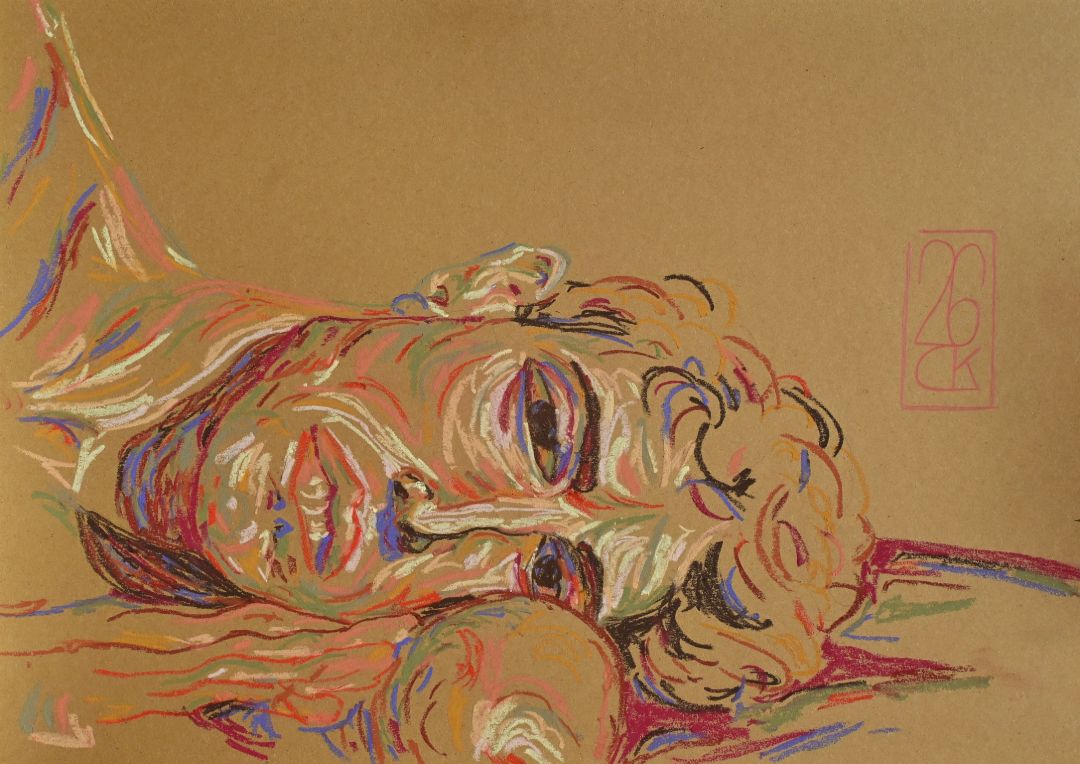 Im Kokon, einst Schmetterling 